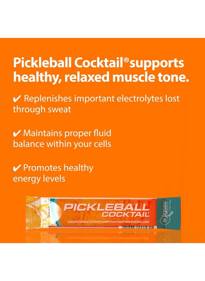 Jigsaw Health Pickleball Cocktail (60 Servings Packets, Orange)