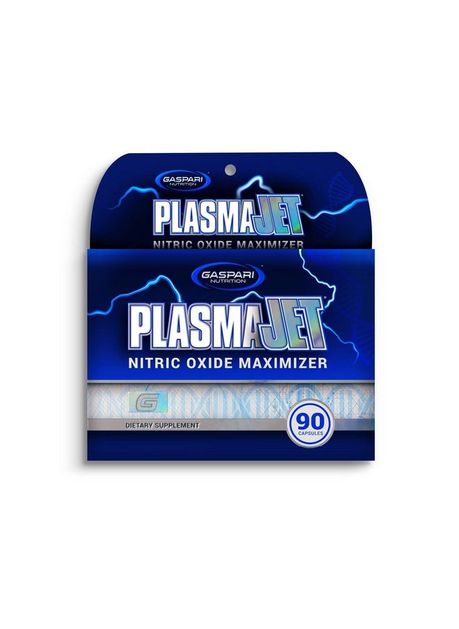Gaspari Nutrition PlasmaJet, Legendary N.O. Nitric Oxide Maximizer, Increased Lean Mass and Strength, Maximum Vascularity and Vasodilation, 90 Capsule