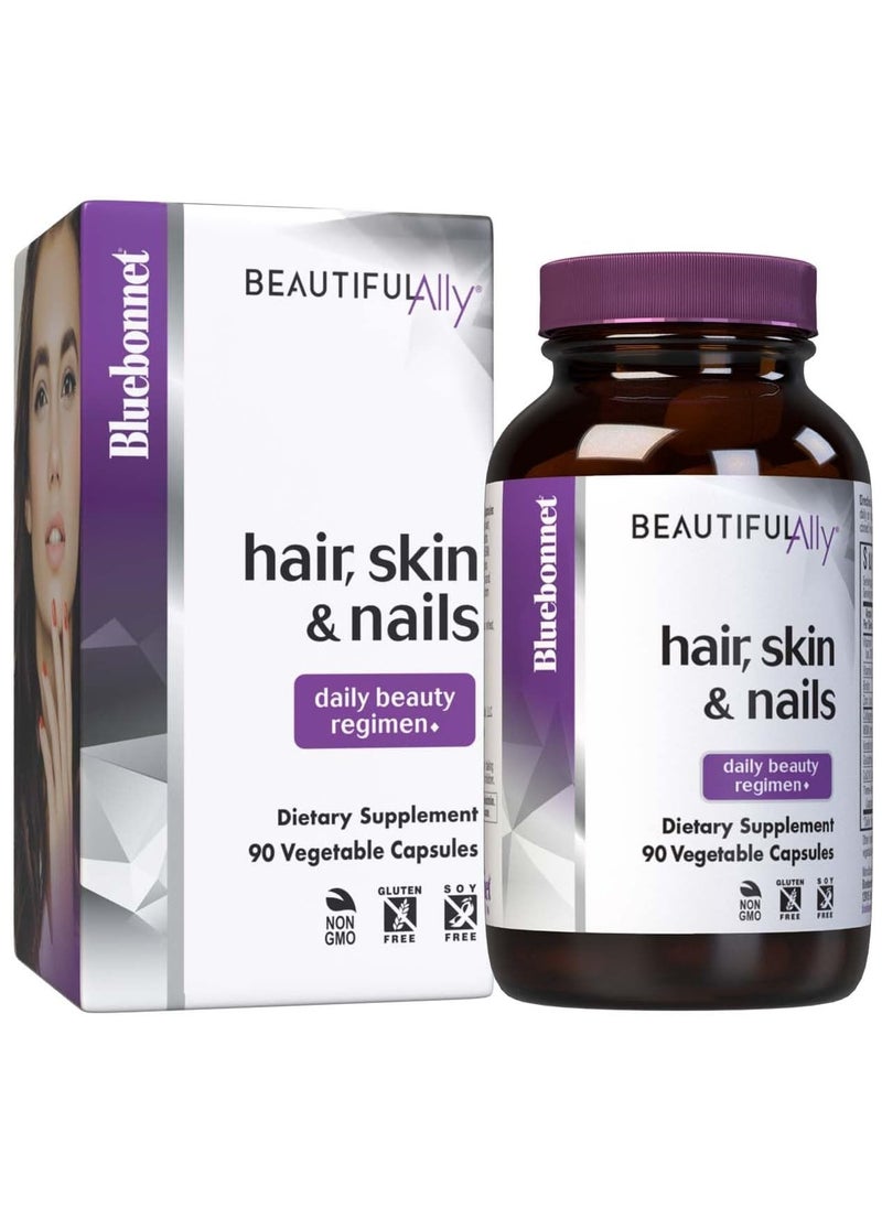 Beautiful Ally Hair Skin Nails 90 Vegetable Capsules