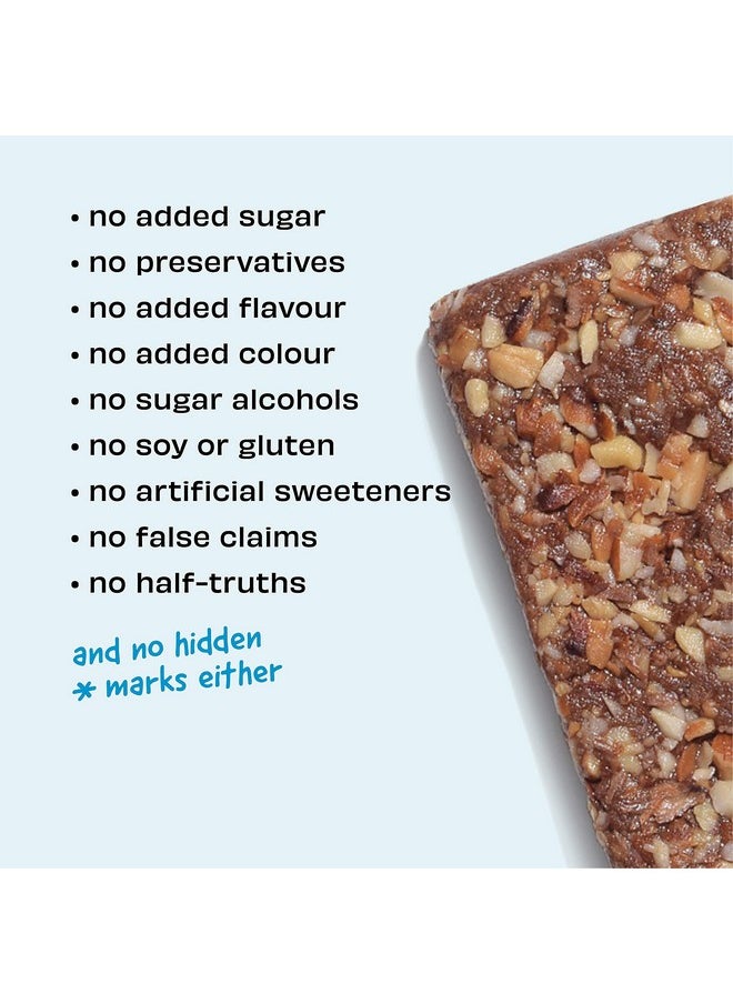 The Whole Truth - Energy Bars | All-in-One | Pack of 6 x 40g | Dairy Free & Sugar Free | No Artificial Sweeteners | Vegan | No Gluten & Soy | No Preservatives | All Natural | Healthy Snack