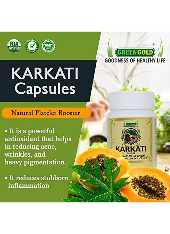 GreenGold KARKATI Capsules Natural Platelet Booster