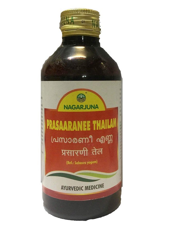 NAGARJUNA PRASAARANEE THAILAM 200ML with Free Pachak Methi, Black