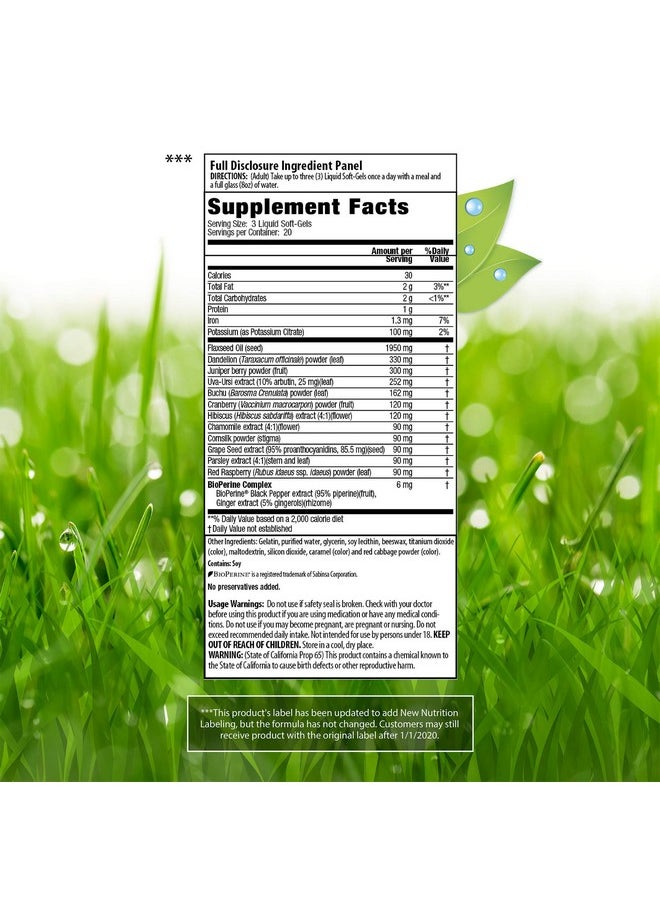 Irwin Naturals Bloat-Away - Water Balance Support - Replenish Electrolytes & Essential Minerals - 60 Liquid Soft-Gels