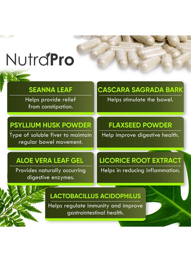 15 Day Gut Cleanse Detox for Women & Men - Advanced 15 Days Colon Cleanse with Probiotics and Psyllium Husk for Constipation Relief, Digestive Health, Colon Cleanser & Gut Health.60 Caps.