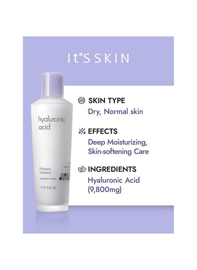 Skins Hyaluronic Acid Moisture Emulsion, Purple, 150 Ml