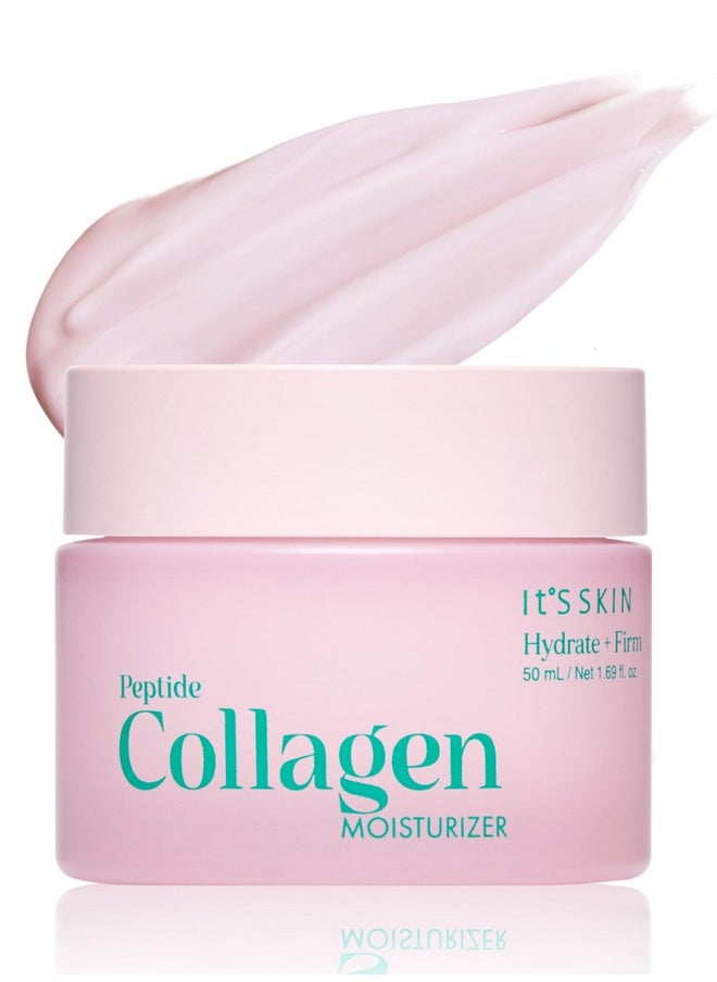 Peptide Collagen Moisturizer | Collagen Face Cream & Organic Face Moisturizer | Face Wrinkle Cream | Lightweight Moisturizer For Face | Korean Face Cream & Wrinkle Remover