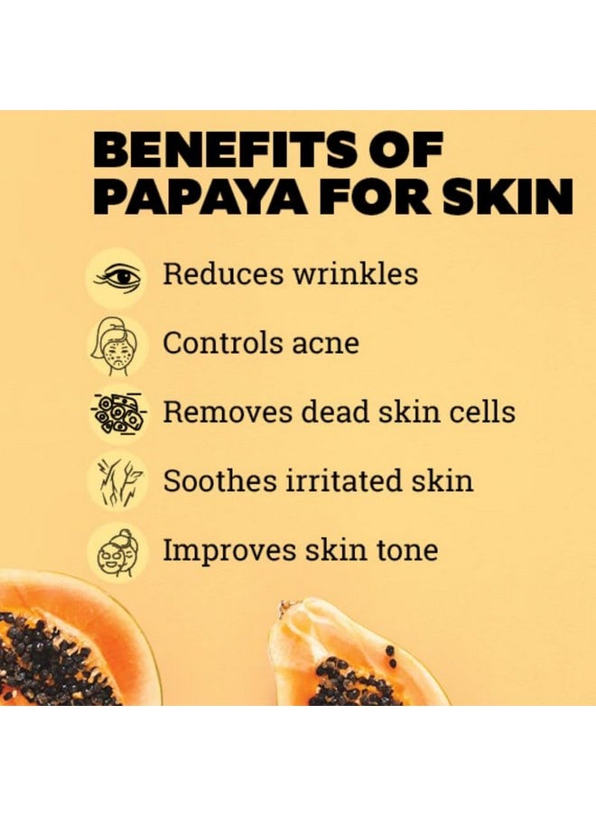 Papaya Gel - 100% Natural Skin Soothing, Brightening & Hydrating Gel For Face & Body