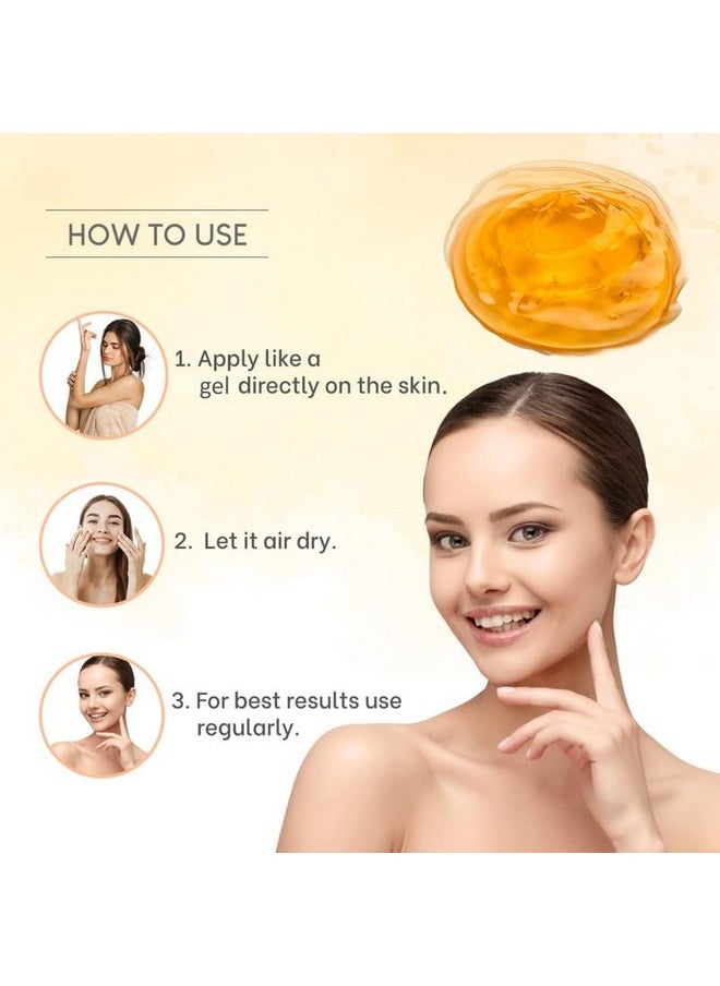 Papaya Gel - 100% Natural Skin Soothing, Brightening & Hydrating Gel For Face & Body