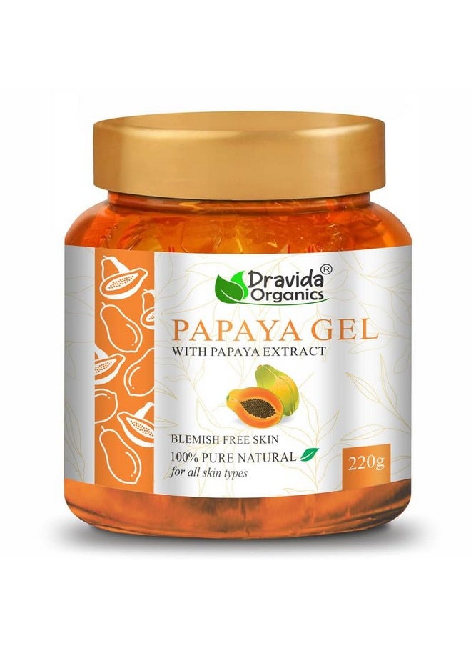 Papaya Gel - 100% Natural Skin Soothing, Brightening & Hydrating Gel For Face & Body