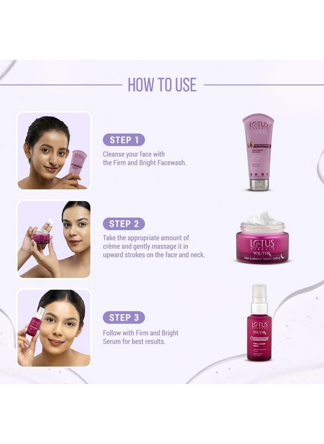 Youthrx Firm & Bright Cream | Spf 20 | Pa+++ | Bakuchiol Retinol & Vitamin C | Anti Ageing & Brightening | 50G