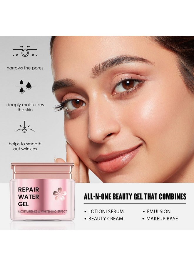 Repair Water Gel - Hydrating & Whitening Effect, Moisturizing Water Gel For Radiant Skin, 40G