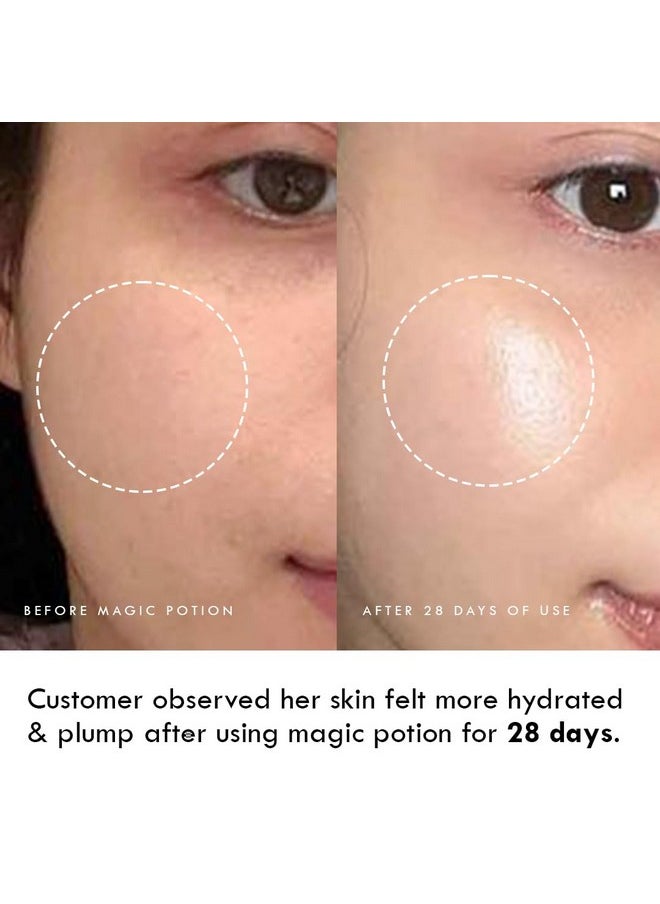 Magic Potion Brightening Gel For Normal To Oily Skin Types | Non-Sticky Turmeric Gel | Lightweight Moisturizer | Makeup Primer | For Glowing And Clear Skin - 60Gm