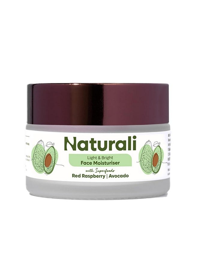 Face Moisturiser | Sweat-Free Moisturisation | Sun Protection | Lightweight | Non-Sticky | Non-Greasy | Non-Comedogenic | Fast Absorbing | 50Ml