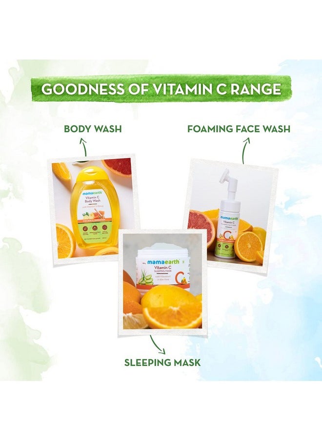 Vitamin C Ultra Light Gel Oil-Free Moisturizer For Face, Body And Hands; With Vitamin C & Aloe Vera Water For Glowing Hydration - 200 Ml