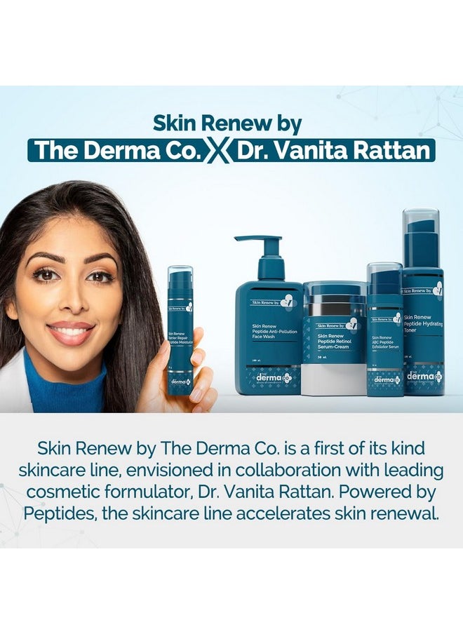 . X Dr.V Skin Renew Barrier Repair Peptide Moisturizer-Peptide & Vitamin C-50Ml|Repairs Skin Barrier & Deeply Moisturizes|Aids Skin Regeneration|Moisturizes & Strengthens Skin Barrier