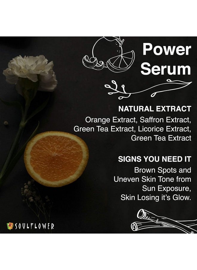 20% Vitamin C Face Serum For Glowing Skin, Reduces Dark Spots, Pigmentation & Dull Skin With Hyaluronic Acid, Saffron, Grapeseed, Licorice & Green Tea | Men & Women | 40Ml
