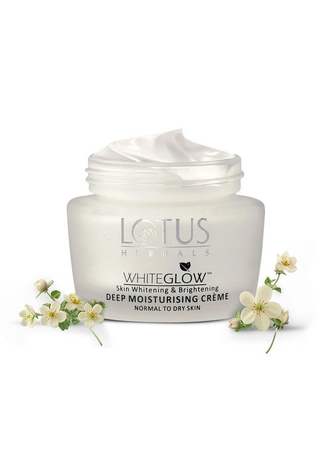 Whiteglow Deep Moisturising Cream, Spf 20, Face Cream For Dry Skin, 60G