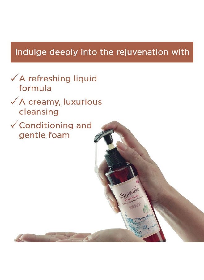 Ayurveda Face Cleanser, Rejuvenating Foaming Face Wash, 190 Ml