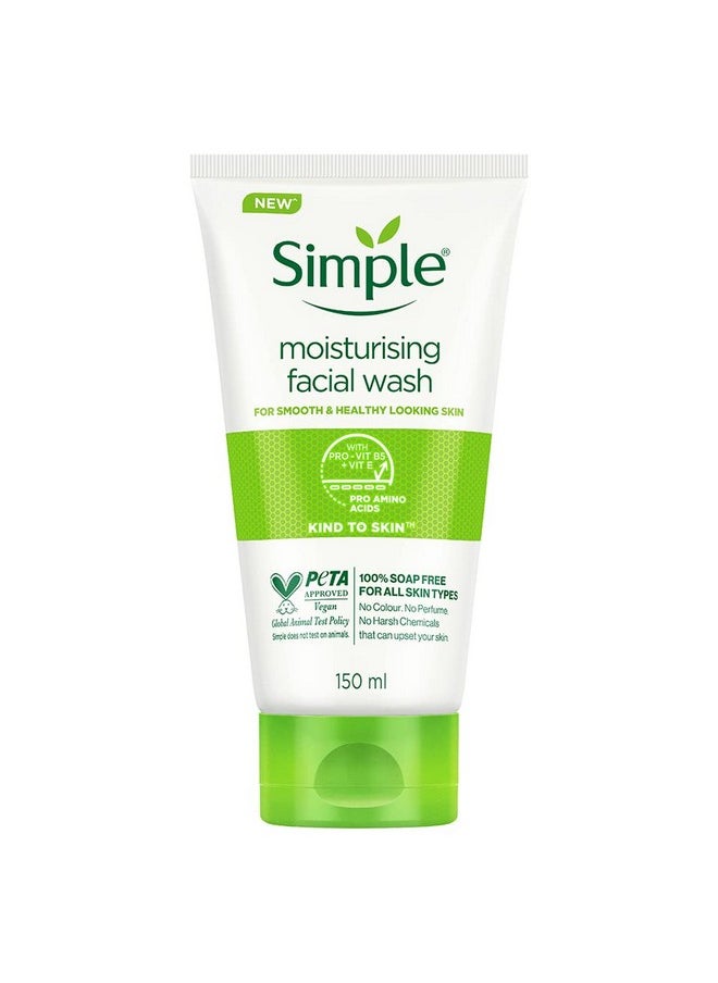 Kind To Skin Replenishing Rich Moisturiser| Face Cream For All Skin Types| Sensitive Skin, 125 Ml & Moisturising Facial Wash Facewash, No Soap 150 Ml