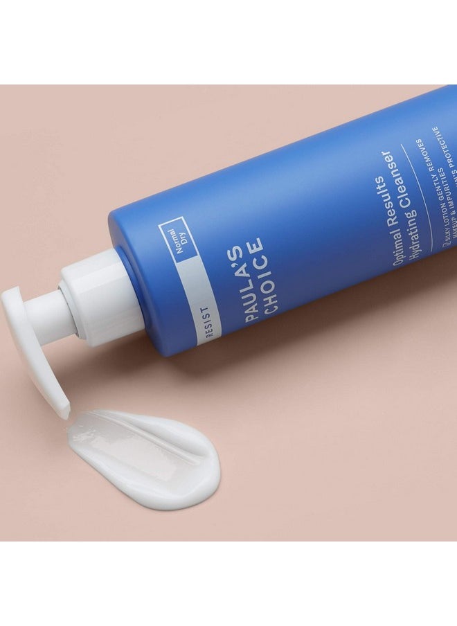 Resist Optimal Results Hydrating Cleanser, Green Tea & Chamomile, Anti-Aging Face Wash, Dry Skin,190 Ml