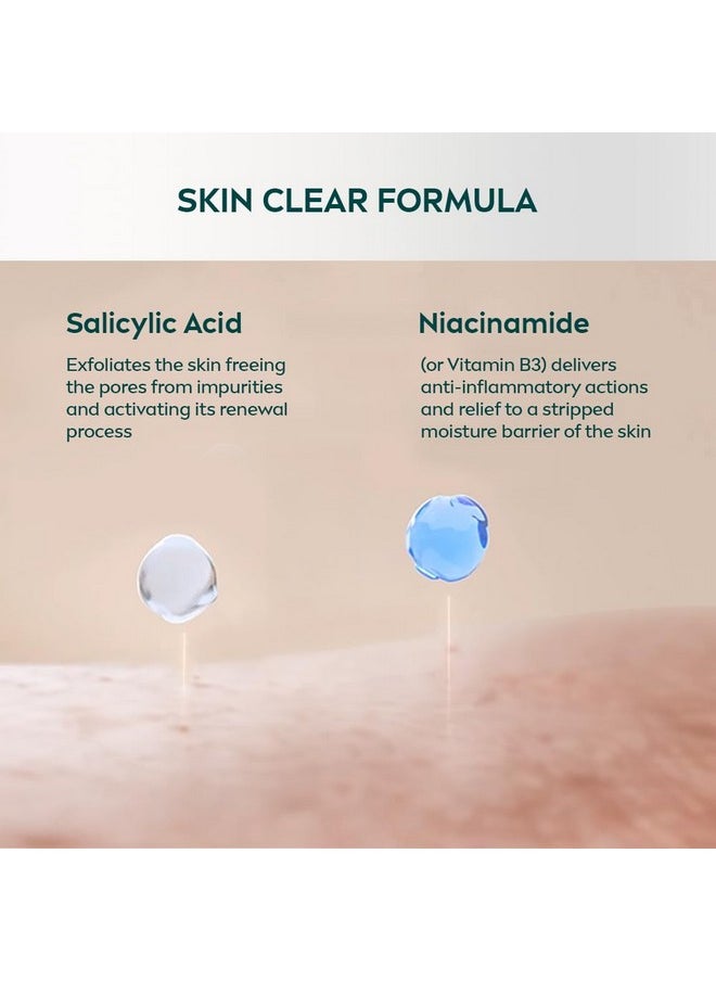 Derma Skin Clear Wash Gel (150Ml), Deep Cleansing Face Wash Gel, Salicylic Acid Face Wash Enriched With Niacinamide To Cleanse Pores And Remove Impurities