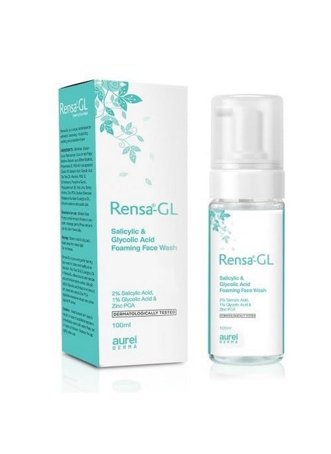 Rensa- Gl Foaming Face Wash, For All Skin Type,100Ml
