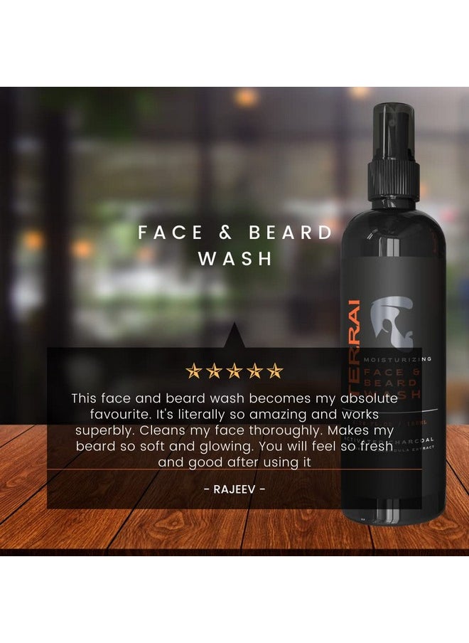 Activated Charcoal Detoxifying Face & Beard Wash For Men | Anti Pollution, Deep Pore Cleansing, Oil Control, Removes Dirt & Impurities | Suitable For Acne Prone Skin | For All Skin Types | Paraben & Sulphate Free | 100 Ml (Pack Of 1)