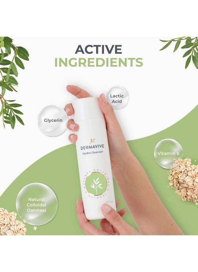 Hydra Cleanser - Non-Irritating Facial And Skin Cleanser, | Ph Balanced , Softens And Hydrates Sensitive Skin, 250Ml