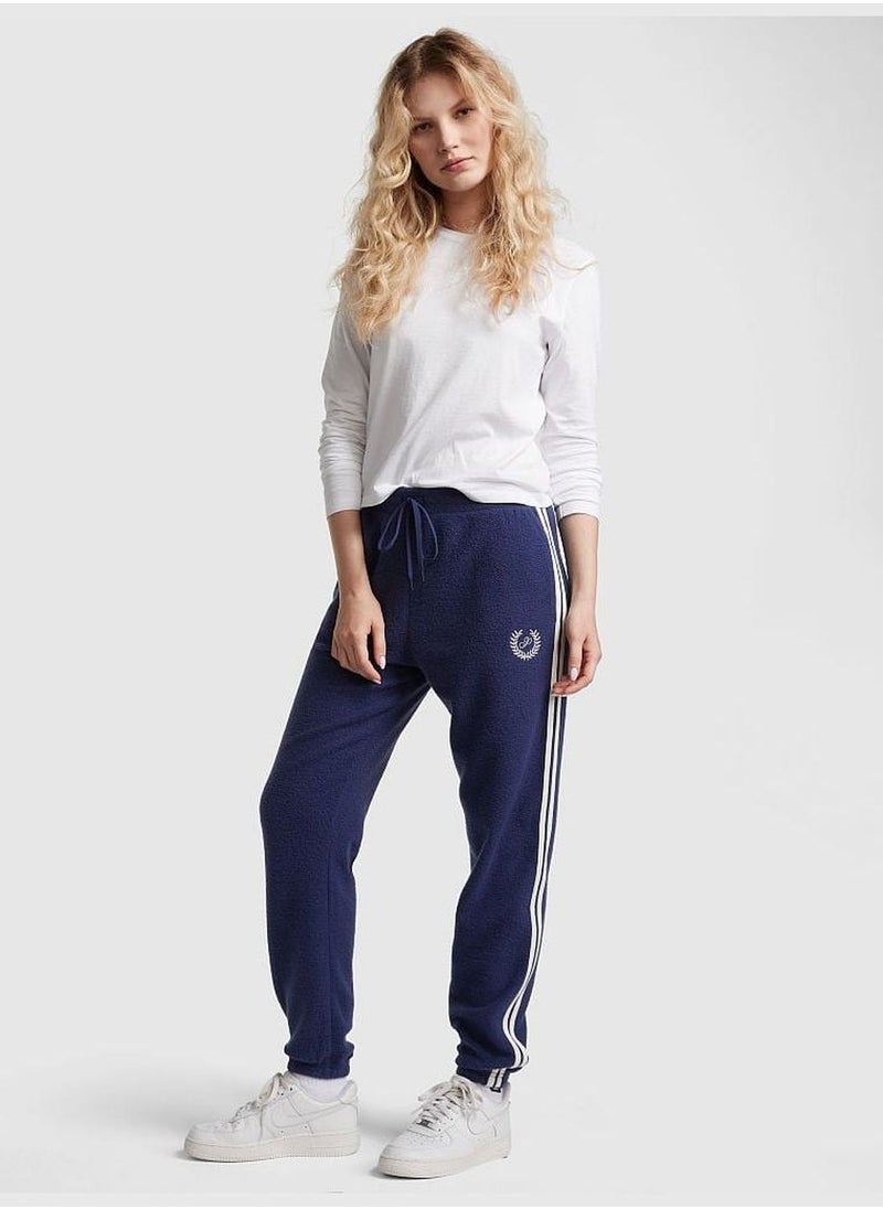 Reverse Fleece High-Waist Gym Pants