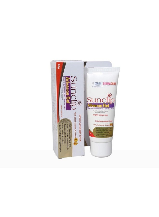 Sunclip Advanced Spf 50 Sunscreen Silicon Gel - 60Gm