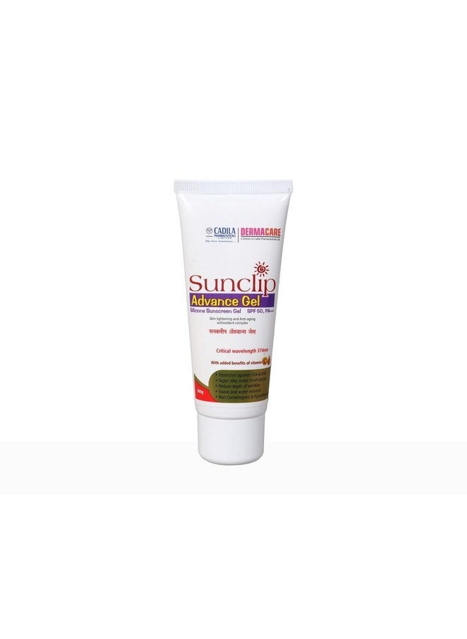 Sunclip Advanced Spf 50 Sunscreen Silicon Gel - 60Gm