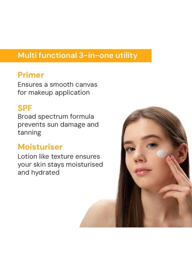 Spf 50 Sunscreen Lotion | Pa++++, Uva + Uvb Protection, Anti Tan Activities, Non-Greasy Feel, Water And Sweat Proof Technology (55 Ml)
