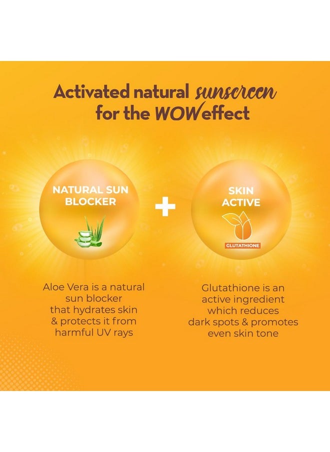 Sunscreen Gel For All Skin Types | Spf 55 Pa++++ | With Glutathione & Aloe Vera Extract | Lightweight | Quick Absorbing | No White Cast | Uva & Uvb Protection | 100 Ml