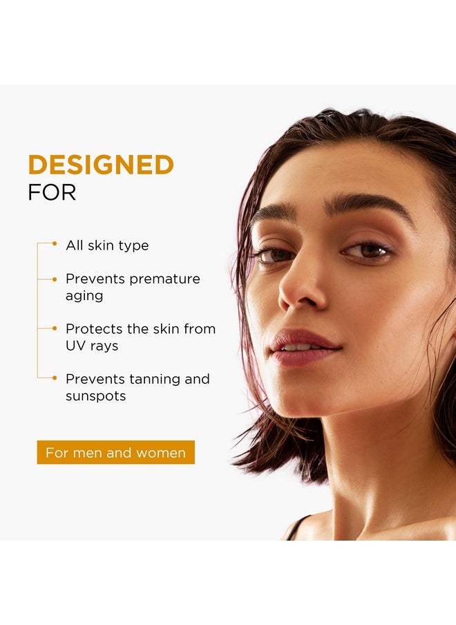 Uvshield Spf 50 Pa+++ Sunscreen | Broad Spectrum Uva & Uvb Protection For All Skin Types | Water Resistant & Enriched With Papaya & Green Tea Extract - 120G