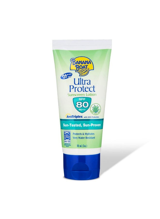 Ultra Protect Sunscreen For Oily Skin Type Lotion Spf 80 Pa++, 90 Ml