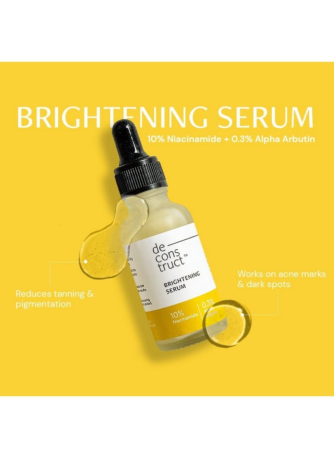 Bright & Protect Duo | 10% Niacinamide Face Serum (30 Ml) + Gel Sunscreen (50 G) | Get Glowing Skin With Sun Protection | No White Cast, Non Irritating & Lightweight- Spf 50+ | Pack Of 2