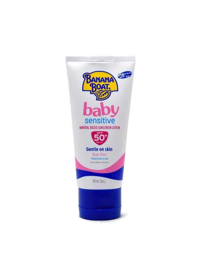 Sunscreen Lotion Combination Skin Uva & Uvb Protection Pa++++ Very Water And Sweat Resistant (Baby Sensitive Spf 50 Pa+++, 90Ml)