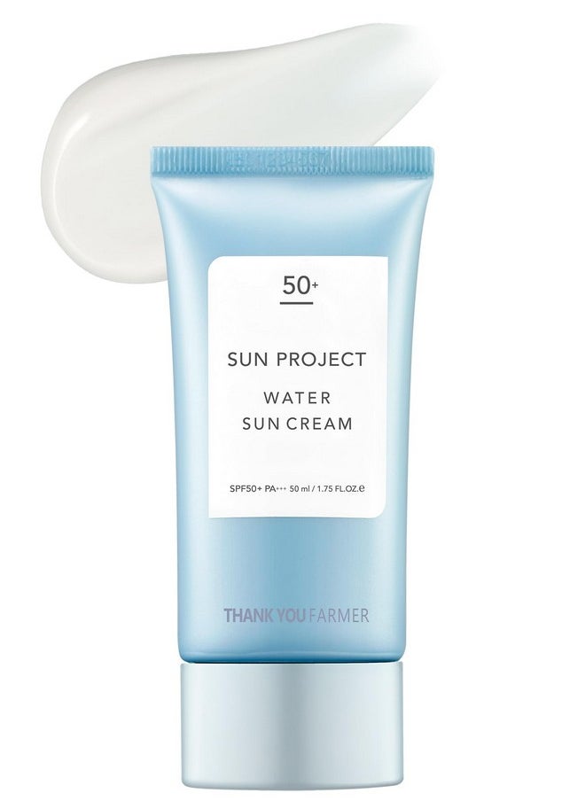 Sun Project Water Sun Cream Spf50+ Pa+++ 1.75 Fl Oz (50Ml)