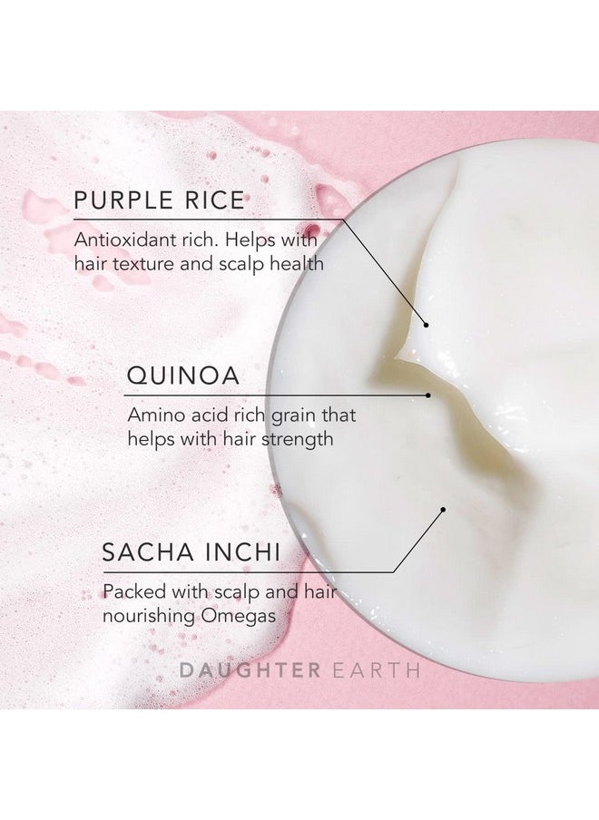 The Shampoo With Purple Rice & Quinoa For Nourishment & Hairfall Rescue With Dandruff & Frizzy Hair | Gentle Cleanser For Scalp & Hair For Softer Stronger And Fuller Feel | 250 Ml
