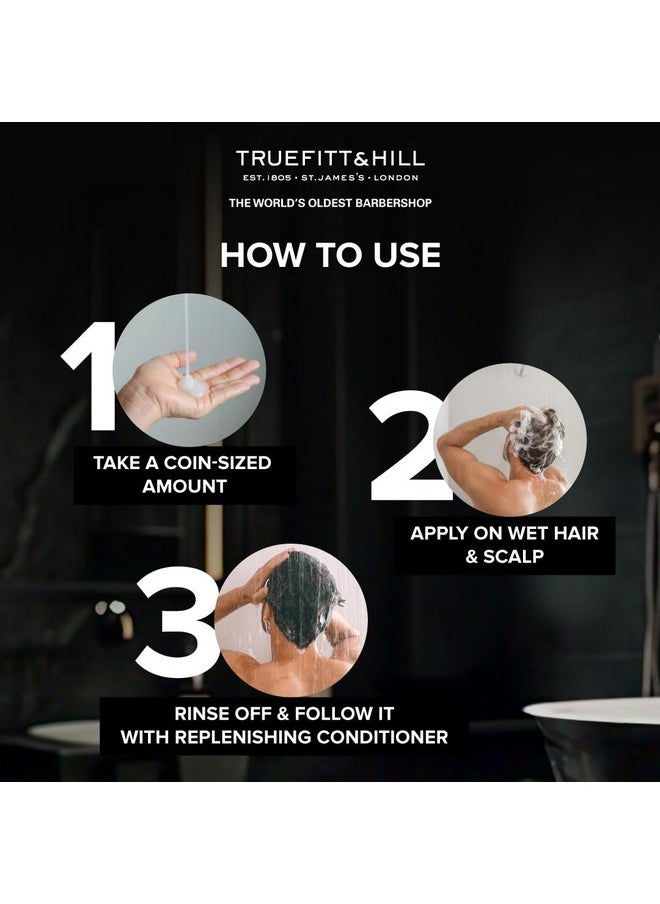 Hair Thickening Shampoo For Men 365Ml|Anti Hair Loss | Sulphate Free Shampoo|Volumizing |Thinning Hair|Infused With Anti Ageing Protein| Recommended For Thick And Strong Hair For Mens.