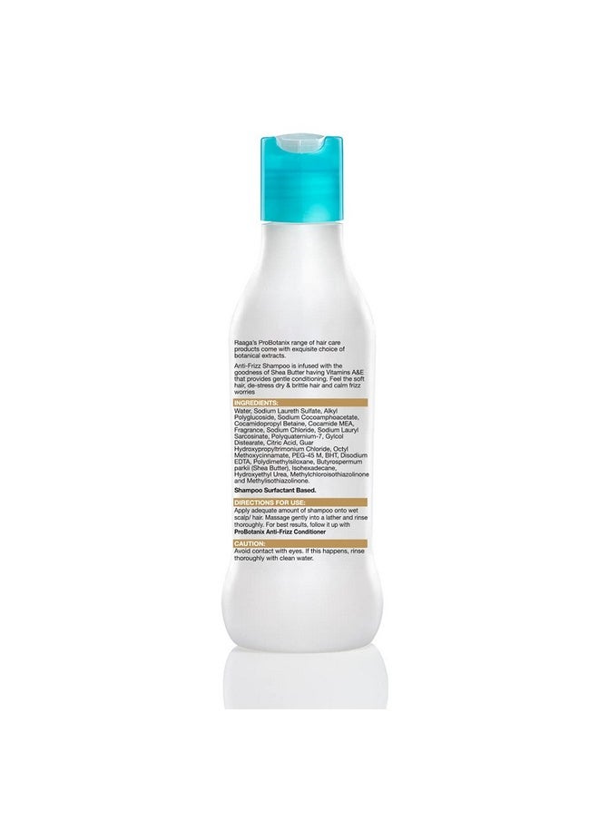 Pro Botanix Anti-Frizz Shampoo With Shea Butter (200 Ml) Smoothes And Controls Unruly Frizzy Hair, Deep Moisturization | Suitable For Men & Women