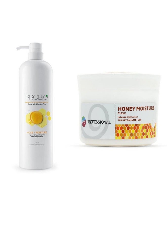 Honey Moisture Shampoo 1000 Ml And Mask 500 Gram