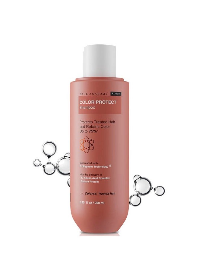 Hair Colour Protect Shampoo, Retains Colour Upto 8 Weeks, Repairs Damage With Amino Acid & Quinoa Protein For Dry & Frizzy Coloured Hair For Unisex, 250Ml