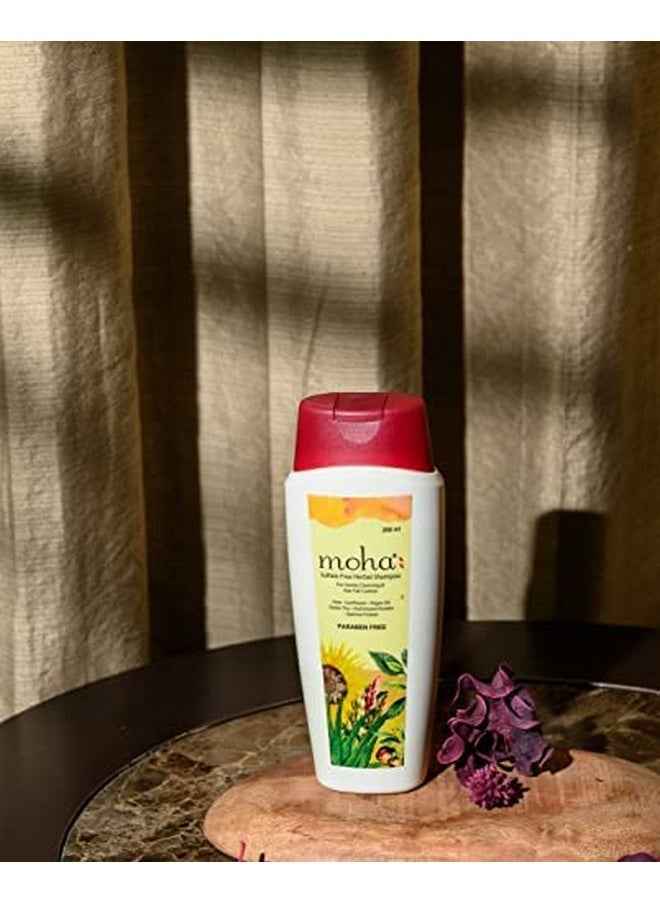 Sulfate-Free Herbal Hair Shampoo Gel, Mild Shampoo With Goodness Of Proven Herbs For Gentle Hair Cleansing & Hair-Fall Control All Hair Types - 200Ml (Pack Of 1)