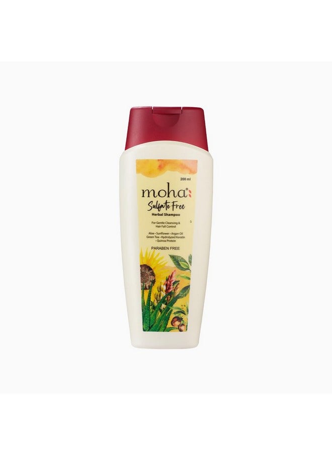 Sulfate-Free Herbal Hair Shampoo Gel, Mild Shampoo With Goodness Of Proven Herbs For Gentle Hair Cleansing & Hair-Fall Control All Hair Types - 200Ml (Pack Of 1)