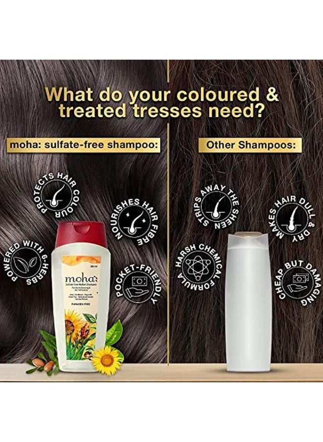 Sulfate-Free Herbal Hair Shampoo Gel, Mild Shampoo With Goodness Of Proven Herbs For Gentle Hair Cleansing & Hair-Fall Control All Hair Types - 200Ml (Pack Of 1)