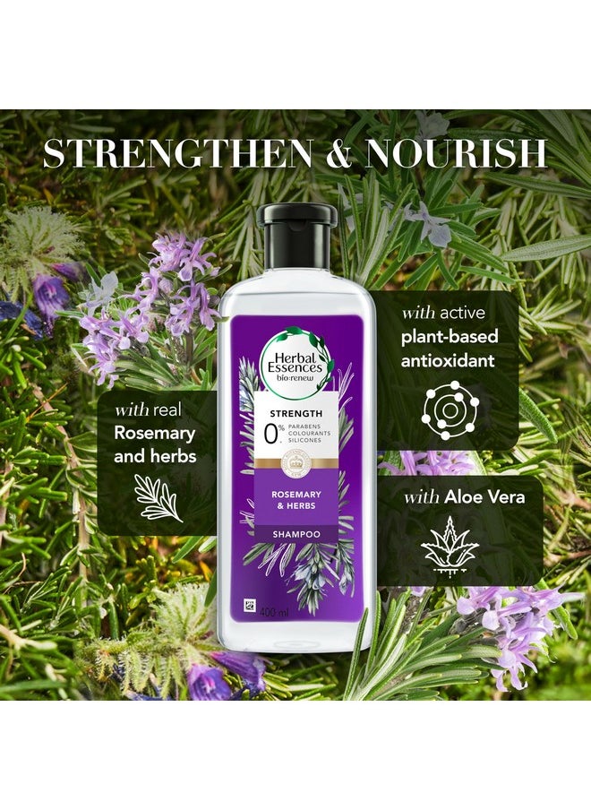 Bio:Renew Rosemary And Herbs Shampoo, 400Ml, No Parabens No Colourants