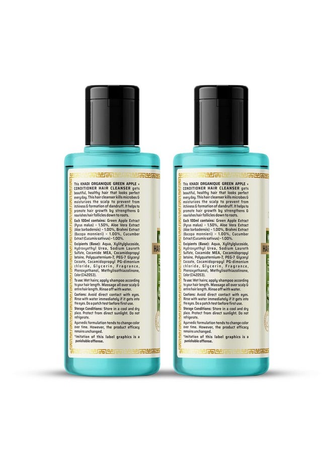 Daily Purifying Apple Shampoo And Conditioner No Parabens & Sulphate Shampoo 420 Ml (Pack Of 2)