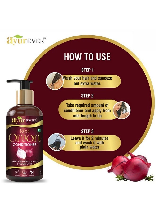 Red Onion Oil With Hair Applicator (200 Ml) + Onion Hair Shampoo (300Ml)