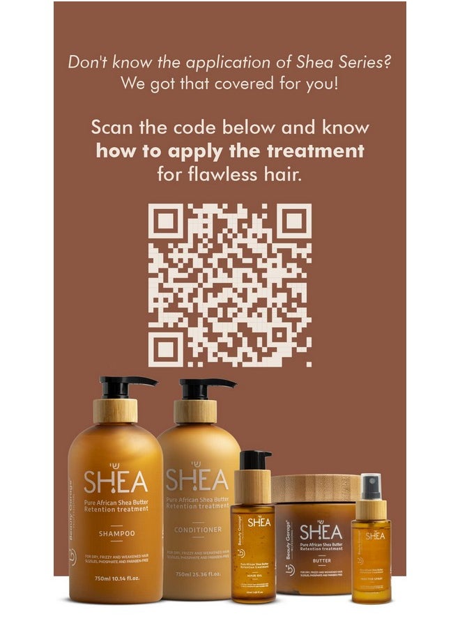 Pure African Shea Butter Retention Treatment Shampoo 750Ml